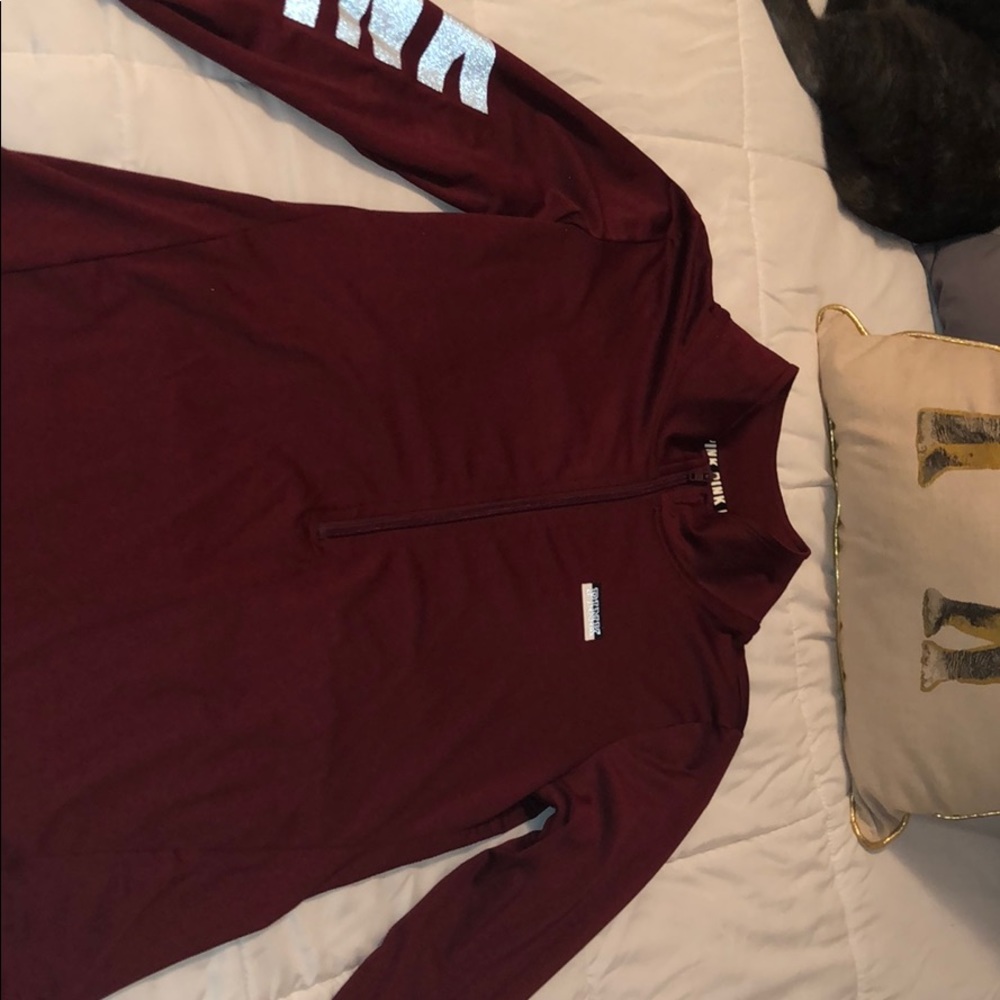 size S, PINK zip up
